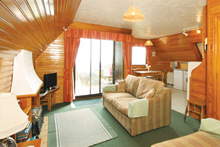 interior of self  catering holiday lodge pickeing